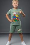 LEGO BASKILI ŞORTLU TAKIM  Yeşil