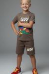 LEGO BASKILI ŞORTLU TAKIM  Kahverengi