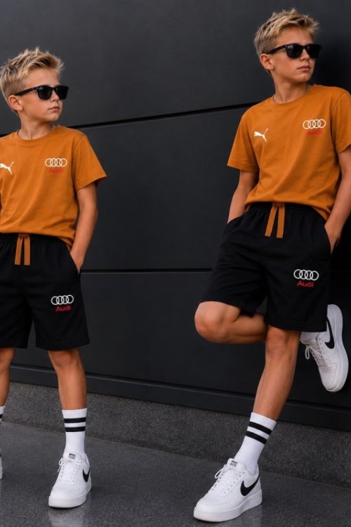 UYGUN KÜÇÜKLER AUDİ ŞORTLU TAKIM  Hardal Sarısı