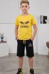UYGUN KÜÇÜKLER FENDİ ŞORTLU TAKIM Sarı