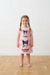 KUROMİ KALPLİ PENYE ELBİSE Pudra