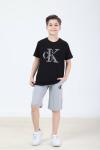 GARSON BOY CALVİN CK ŞORTLU TAKIM  Siyah
