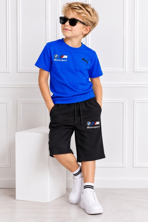 MOTORSPORT BASKILI ŞORTLU TAKIM  Lacivert