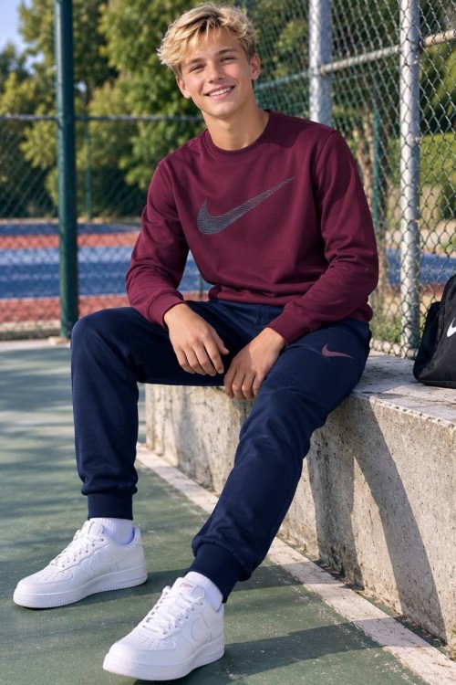NİKE ENJEKSİYON BASKI OYSHO KUMAŞ TAKIM  Bordo