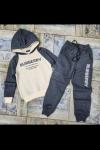 3 İP BURBERRY LONDON POLAR EŞOFMAN TAKIMI  Siyah