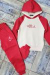 3 İP JORDAN FOR FLIGHT POLAR EŞOFMAN TAKIMI  Kırmızı
