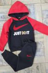 3 İP JUST DO IT POLAR EŞOFMAN TAKIMI  Kırmızı