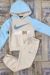 3 İP JUST DO IT POLAR EŞOFMAN TAKIMI  Mavi