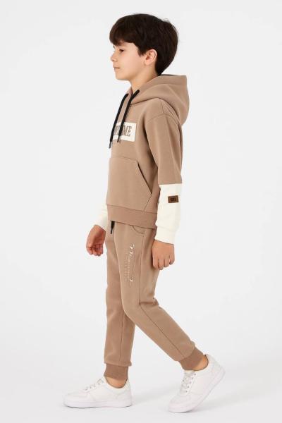 3 IP ŞARDONLU THE TİME KAPŞONLU TAKIM  Sütlü Kahve