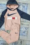 3 IP ŞARDONLU JUST DO İT EŞOFMAN TAKIMI  Siyah