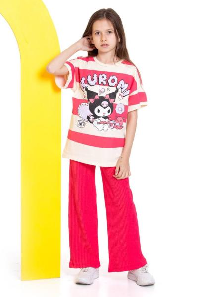 KİTAP OKUYAN KUROMİ ALT FİTİLLİ İSPANYOL TAKIM  Fuşya