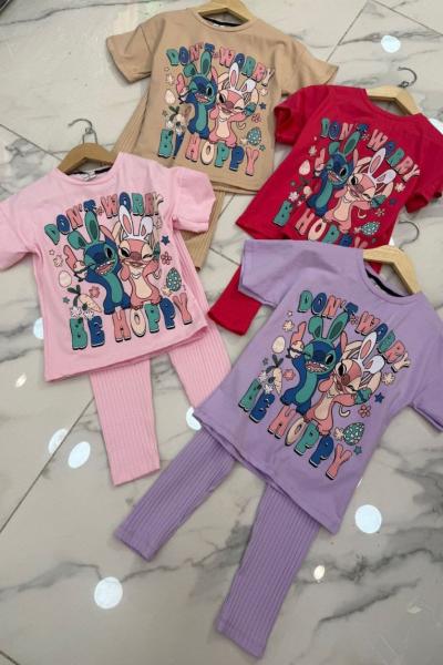 STİCK DONT WORRY TAYTLI KIZ TAKIM  Fuşya