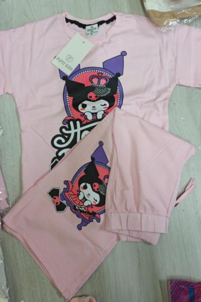 HAPPY TAÇLI KUROMİ BEL BÜZGÜLÜ İSPANYOL TAKIM  Pembe