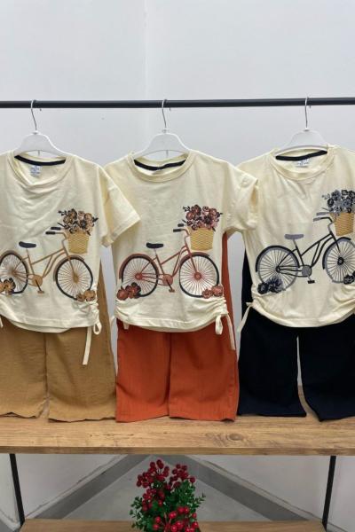 BİSİKLETLİ ALT KETEN İSPANYOL TAKIM  Kahverengi