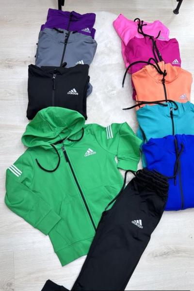 ADİDAS DALGIÇ KUMAŞ EŞOFMAN TAKIMI  Turuncu