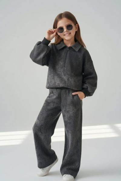 BATİK KUMAŞ EŞOFMAN TAKIMI  Antrasit