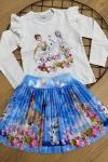 BAYRAM KAMPANYASI  LOVE FROZEN ETEKLİ TAKIM Mavi