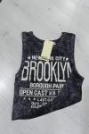 BROOKLYN SIFIRKOL TİŞÖRT  Siyah