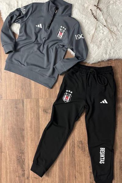 DALGIÇ B YARIM FERMUAR ÜST GRİ YENİ Gri