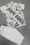 DOPE SKİLL ŞORTLU TAKIM Beyaz
