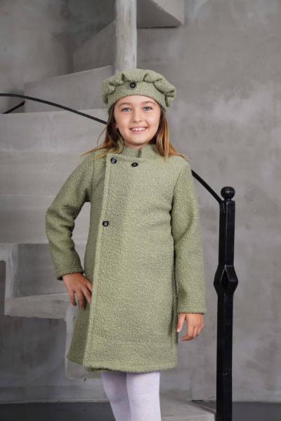 DÜĞMELİ ŞAPKALI UZUN KABAN Yeşil