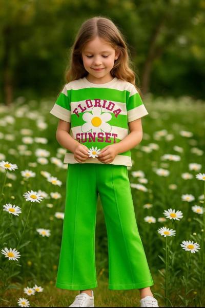 FLORİDA SUNSET ALT İSPANYOL TAKIM  Yeşil