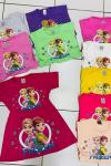 FROZEN YAZAN ELSALI KIZ ELBİSE  Sarı