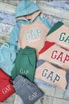GAP 3 İP ŞARDONLU KAPŞONLU EŞOFMAN TAKIMI  Koyu Yeşil