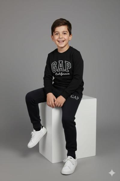 GAP CALİFORNİA İKİ İP ŞARDONLU TARZ TAKIM Siyah