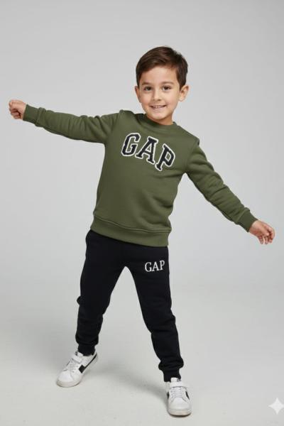 GAP CALİFORNİA İKİ İP ŞARDONLU TARZ TAKIM Koyu Yeşil