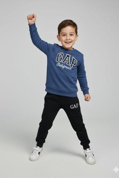 GAP CALİFORNİA İKİ İP ŞARDONLU TARZ TAKIM Mavi