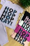 HOP HOP HOP RAY ŞORTLU KIZ TAKIM Sarı