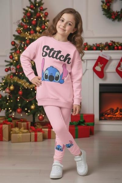 İKİ İP ŞARDONLU STİCH TAYTLI TAKIM Pembe