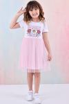 KAMPANYALI MORE SMİLE ETEGİ TÜL ELBİSE Pembe