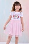 KAMPANYALI MORE SMİLE ETEGİ TÜL ELBİSE Pembe