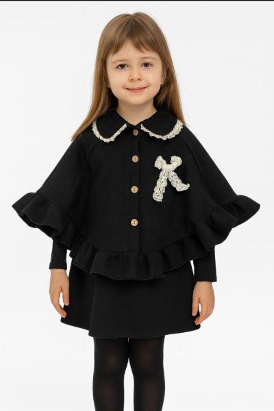 KAŞE PANÇO MODEL  Siyah