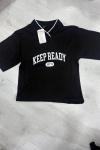 KEEP READY TİŞÖRT  Siyah