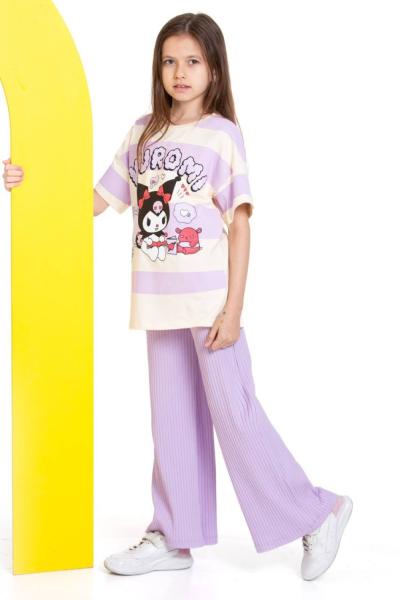 KİTAP OKUYAN KUROMİ ALT FİTİLLİ İSPANYOL TAKIM  Lila