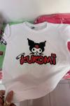 KÜÇÜKLER KUROMİ KIZ TİŞÖRT  Pembe