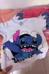 KÜÇÜKLER STICH KIZ TİŞÖRT  Somon