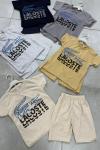 LACOSTE ERKEK ŞORTLU TAKIM Bej