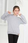MEVSİMLİK TEK SWEAT  Açık Gri