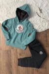 MONCLER ŞARDONLU EŞOFMAN TAKIMI Mint Yeşili