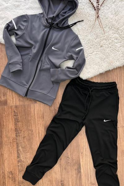 NİKE DALGIÇ KUMAŞ İKİLİ UNİSEX TAKIM Gri