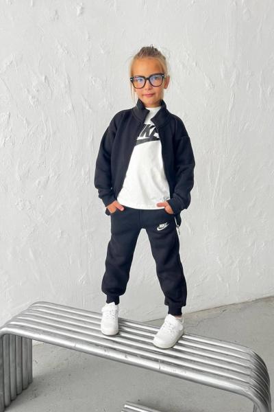 NK ÜÇLÜ BADİLİ GARSON BOY EŞOFMAN TAKIMI Füme