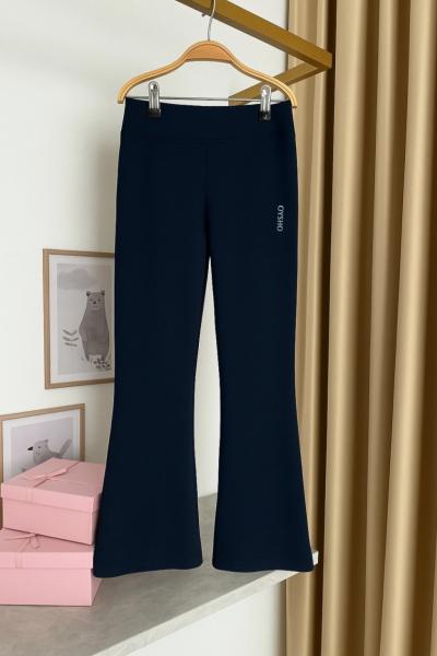 OYSHO KUMAŞ KIZ TAYT Lacivert