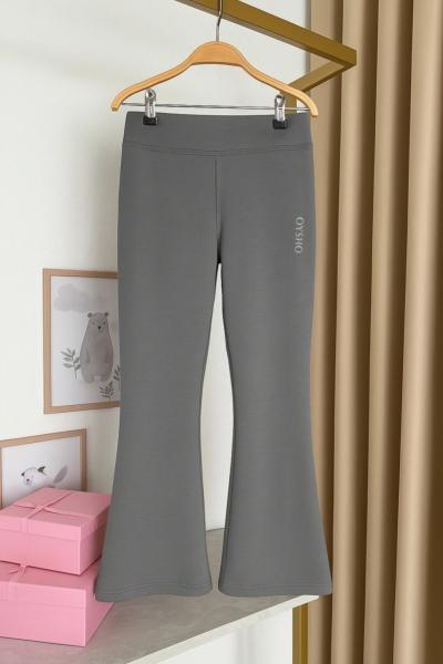 OYSHO KUMAŞ KIZ TAYT Gri