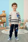 STİCH ALOHA ÇİZGİLİ ERKEK TAKIM Lacivert