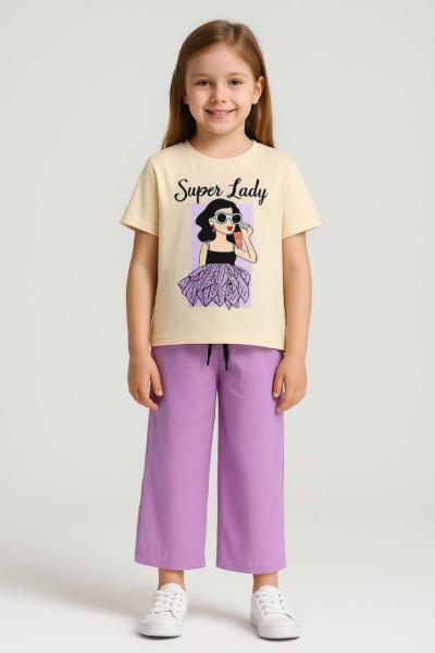 SUPER LADY ALT KETEN İSPANYOL TAKIM  Lila