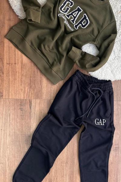 YENİ GAP CALİFORNİA ŞARDONLU TAKIM Haki